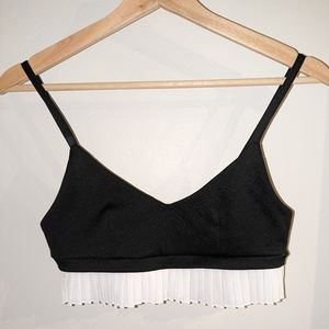 Topshop Pleated Bralette Crop Top | US 2
